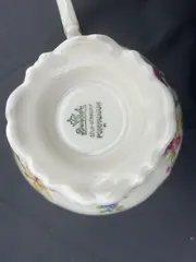 Vorschaubild 3 von Teetasse Pompadour Porzellan Weiß Klassisch Blumenmotiv