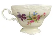 Vorschaubild 1 von Teetasse Pompadour Porzellan Weiß Klassisch Blumenmotiv