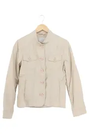 Vorschaubild 1 von Damen Leichte Jacke Gr. 38/M Beige Casual Baumwolle Frühjahr/Sommer