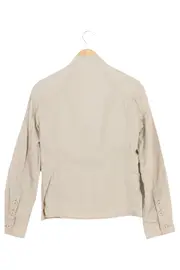 Vorschaubild 2 von Damen Leichte Jacke Gr. 38/M Beige Casual Baumwolle Frühjahr/Sommer