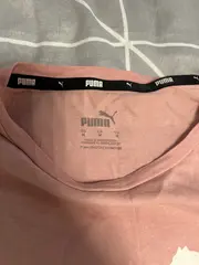 Vorschaubild 3 von Damen T-Shirt Rosa Gr. 38/M Logo Glitzer Casual