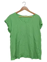 Vorschaubild 1 von Damen Bluse Gr. 44 Grün Kurzarm Casual