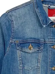 Vorschaubild 3 von Jeansjacke Damen Gr. S 36 Blau Casual Denim Jacke