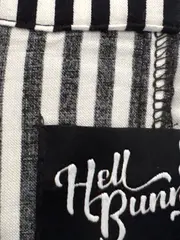 Vorschaubild 8 von Damen Bluse gestreift Schleife Vintage Schwarz Weiß Gr. 38/M