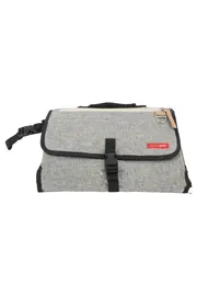 Vorschaubild 1 von Wickeltasche Grau Melierter Polyester Mittel Baby Reise