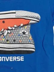 Vorschaubild 3 von Kinder T-Shirt Gr. 80 Blau mit Sneaker-Print Casual