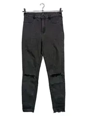 Vorschaubild 1 von Damen Destroyed Jeans Grau W33 L29 Casual Baumwolle