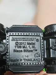 Vorschaubild 4 von Blaze Blitzer Airport Fire Rescue LKW Spielzeugauto Grün 7cm