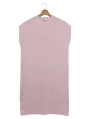 Vorschaubild 2 von Blusenkleid Rosa Gr. 38/M Elegant Uni Damen Kleid