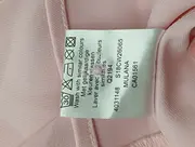 Vorschaubild 5 von Blusenkleid Rosa Gr. 38/M Elegant Uni Damen Kleid