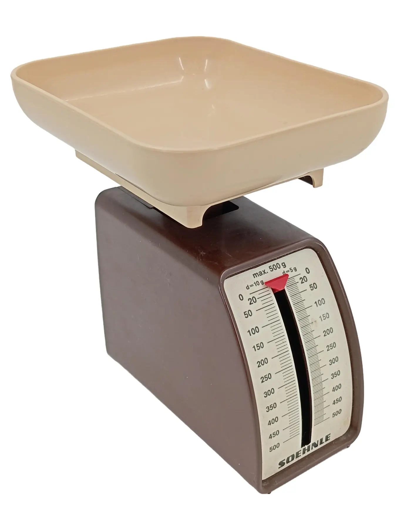 SOEHNLE Küchenwaage Retro Braun max. 500g Mechanische Waage