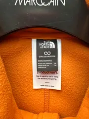 Vorschaubild 2 von Fleecejacke Herren Orange Gr. M Outdoor Reißverschluss
