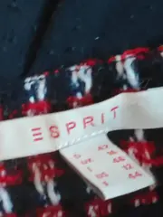 Vorschaubild 4 von Damen A-Linienrock Minirock Gr. 42 Kariert Rot Blau Tweed