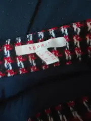 Vorschaubild 3 von Damen A-Linienrock Minirock Gr. 42 Kariert Rot Blau Tweed