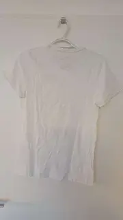 Vorschaubild 5 von Herren T-Shirt Gr. S Weiß Logo Print Casual Freizeit Baumwolle