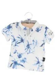 Vorschaubild 1 von Kinder Poloshirt Gr. 68 Mehrfarbig Palmenmuster Kurzarm