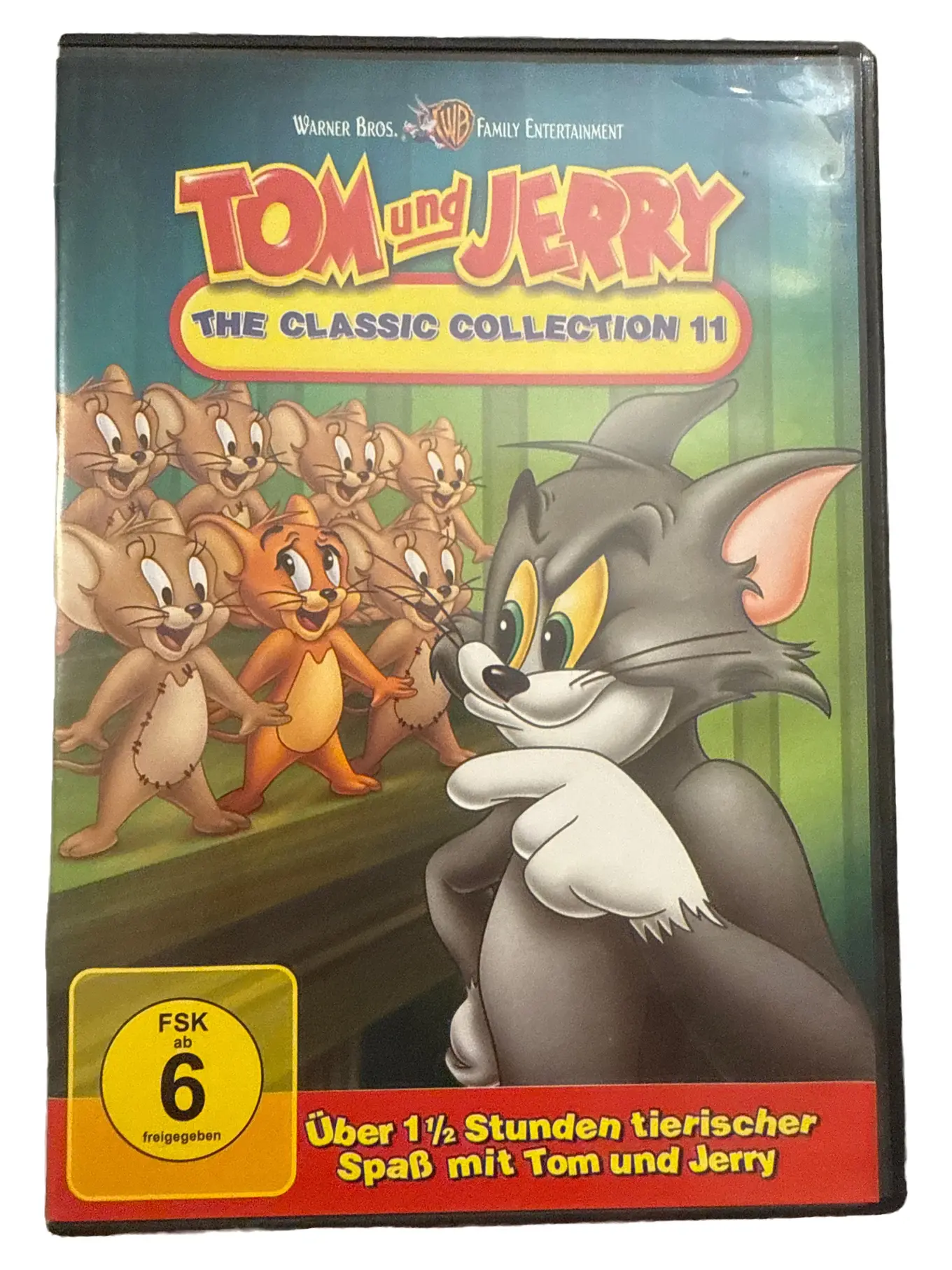 Tom und Jerry Classic Collection 11 DVD Familienkomödie Zeichentrick Kinder ab 6