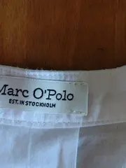 Vorschaubild 6 von Damen Leinen Top Weiß Gr. 42/XL Casual Ärmellos