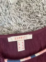 Vorschaubild 3 von Bluse Damen Rot Gr. 34/XS Bohemian Casual 3/4-Arm