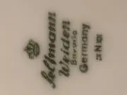 Vorschaubild 4 von Dessertschüssel Porzellan Weiß Blumenmuster Klassisch 23cm