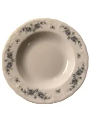 Vorschaubild 1 von Dessertschüssel Porzellan Weiß Blumenmuster Klassisch 23cm