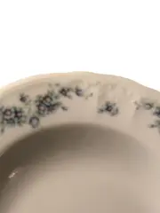 Vorschaubild 3 von Dessertschüssel Porzellan Weiß Blumenmuster Klassisch 23cm