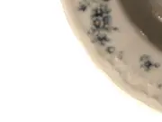 Vorschaubild 2 von Dessertschüssel Porzellan Weiß Blumenmuster Klassisch 23cm