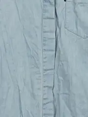 Vorschaubild 4 von Damen Jeanshemd Bluse Hellblau Gr. M Baumwolle Casual