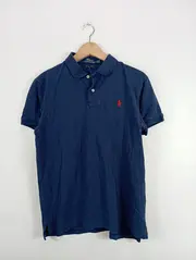 Vorschaubild 2 von Herren Poloshirt Blau Gr. 52 Preppy Baumwolle