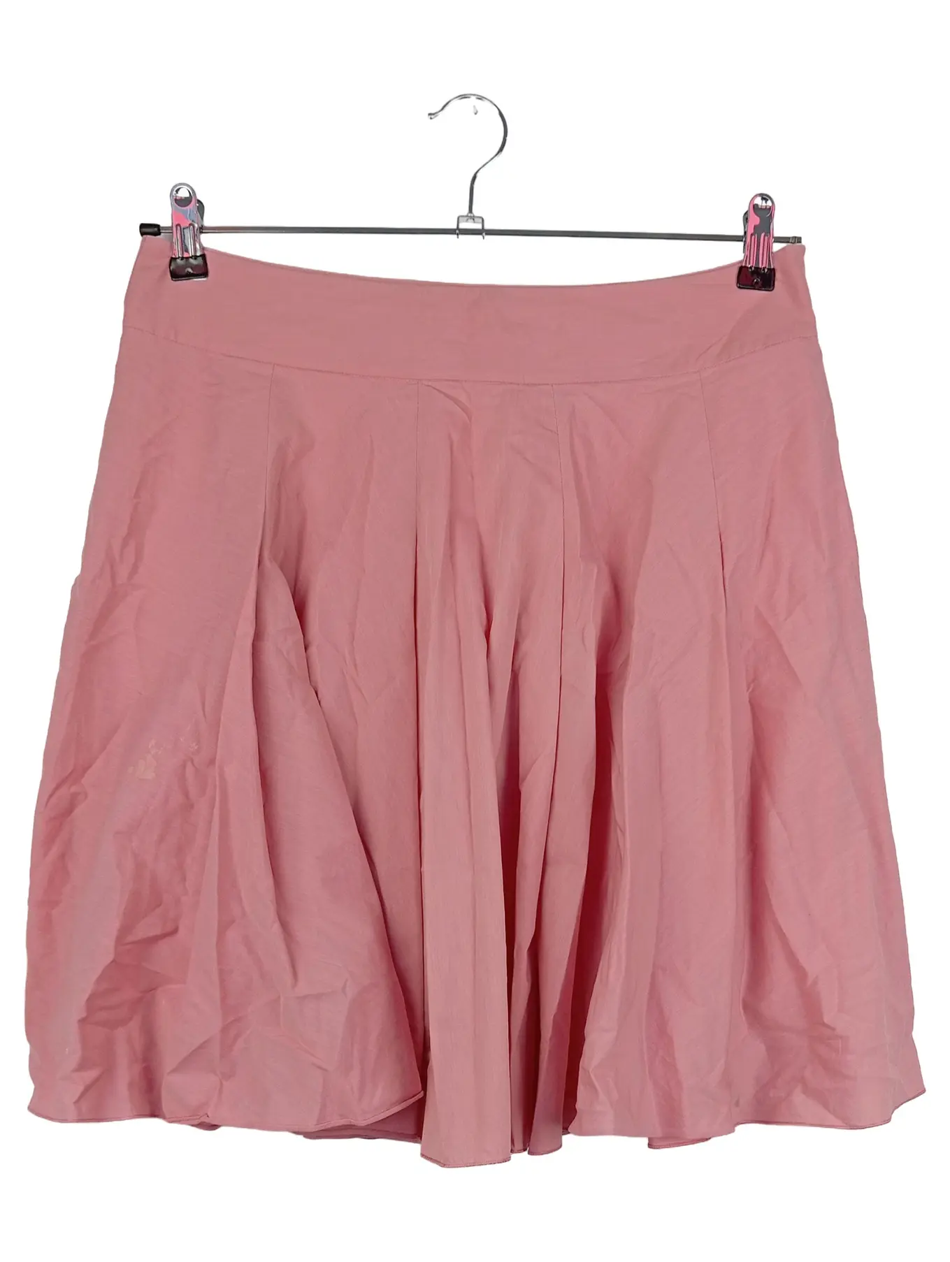 STRENESSE Damen Faltenrock Rosa Gr. 40/L Business Casual Midirock