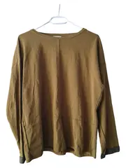 Vorschaubild 1 von Damen Langarmshirt Braun Gr. 40/L Casual Freizeit