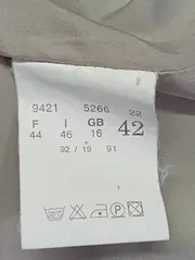 Vorschaubild 4 von Damen Leichte Jacke Gr. 42/XL Beige Klassisch Übergangsjacke