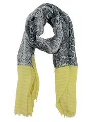 Vorschaubild 1 von Damen Schal Mehrfarbig Schlangenmuster Modern 185x82cm