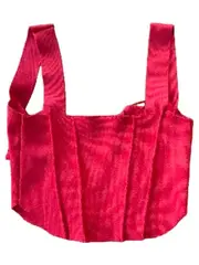 Vorschaubild 3 von Bustier Korsett Top Damen Gr. M Rot Corsage Oberteil