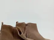 Vorschaubild 3 von Damen Stiefeletten Wildleder Beige Gr. 36 Ankle Boots