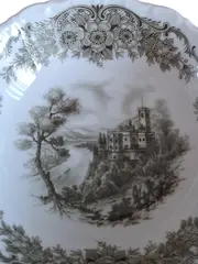 Vorschaubild 2 von Dekoschale Porzellan Schloss Klassisch Weiß 13cm