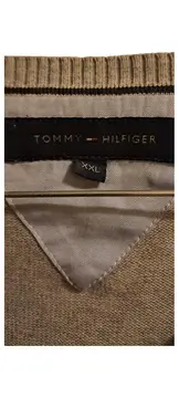 Vorschaubild 4 von Pullover Herren Grau Melange Baumwolle XXL V-Ausschnitt