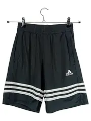 Vorschaubild 1 von Sport Shorts Kinder Gr. 152 Schwarz Weiß Streifen Sporthose