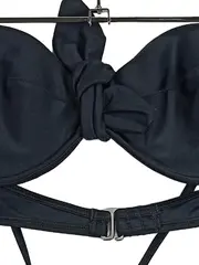 Vorschaubild 2 von Damen Bikini Oberteil Schwarz Gr. 36 S 80B Träger Schleife
