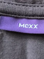 Vorschaubild 4 von MEXX Damen Freizeitkleid Gr. L Grau Pailletten V-Ausschnitt Ärmellos