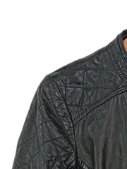 Vorschaubild 4 von Damen Lederjacke Schwarz Gr. 38/M Vintage Streetwear