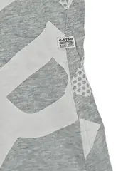 Vorschaubild 7 von G-Star Damen T-Shirt Grau Schriftzug Gr. 36/S Baumwolle Casual