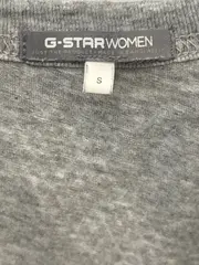 Vorschaubild 6 von G-Star Damen T-Shirt Grau Schriftzug Gr. 36/S Baumwolle Casual