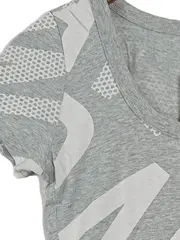 Vorschaubild 3 von G-Star Damen T-Shirt Grau Schriftzug Gr. 36/S Baumwolle Casual