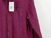 Vorschaubild 2 von Hemdbluse Damen Gr. 38 kariert Rot Casual Langarm