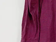 Vorschaubild 3 von Hemdbluse Damen Gr. 38 kariert Rot Casual Langarm