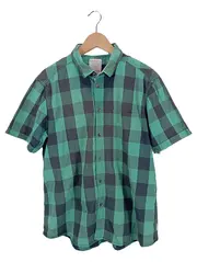 Vorschaubild 1 von Herren Karohemd Kurzarm Kariert Grün 54;XXL