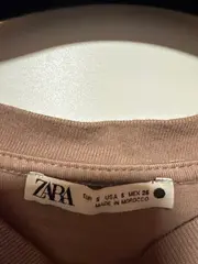 Vorschaubild 2 von Damen Top ärmellos Gr. 36/S Braun Casual Baumwolle Rippstrick