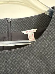 Vorschaubild 2 von Damen Freizeitkleid Gr. 38 Schwarz Kurzarm Casual Grafisch