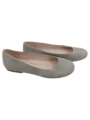 Vorschaubild 1 von Damen Ballerinas Grau Gr. 38 Casual Slipper Schuhe